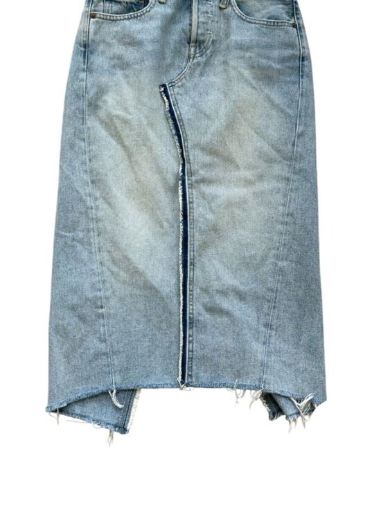Polo Ralph Lauren Dresses & Skirts - Polo Ralph Lauren Phinley Denim Pencil Jean Skirt Size 25 Retro Festival Boho